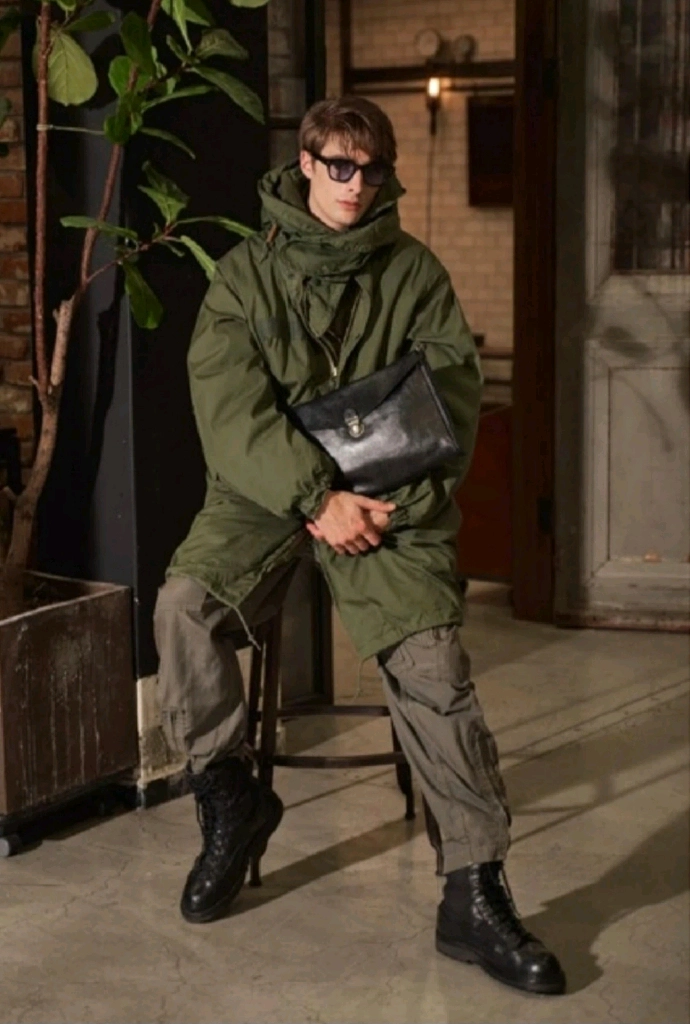 포디어웍스 LW 파라칼라일 소가죽 가방 이미지
