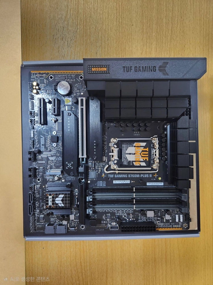 ASUS TUF GAMING B760M-PLUS II 메인보드 풀박스(A/S ~ 2028.6.20) 이미지