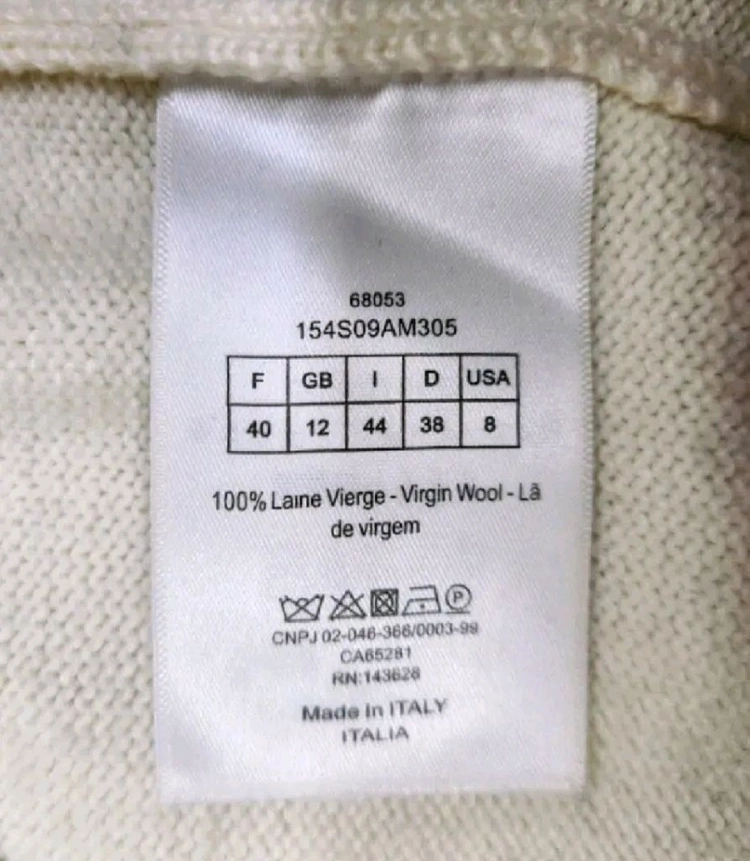 [파격가 여성용] 디올 버진울 100% 반팔 니트 탑 44 루이비통 샤넬 구찌 펜디 프라다 에르메스 버버리 몽클레어 이미지