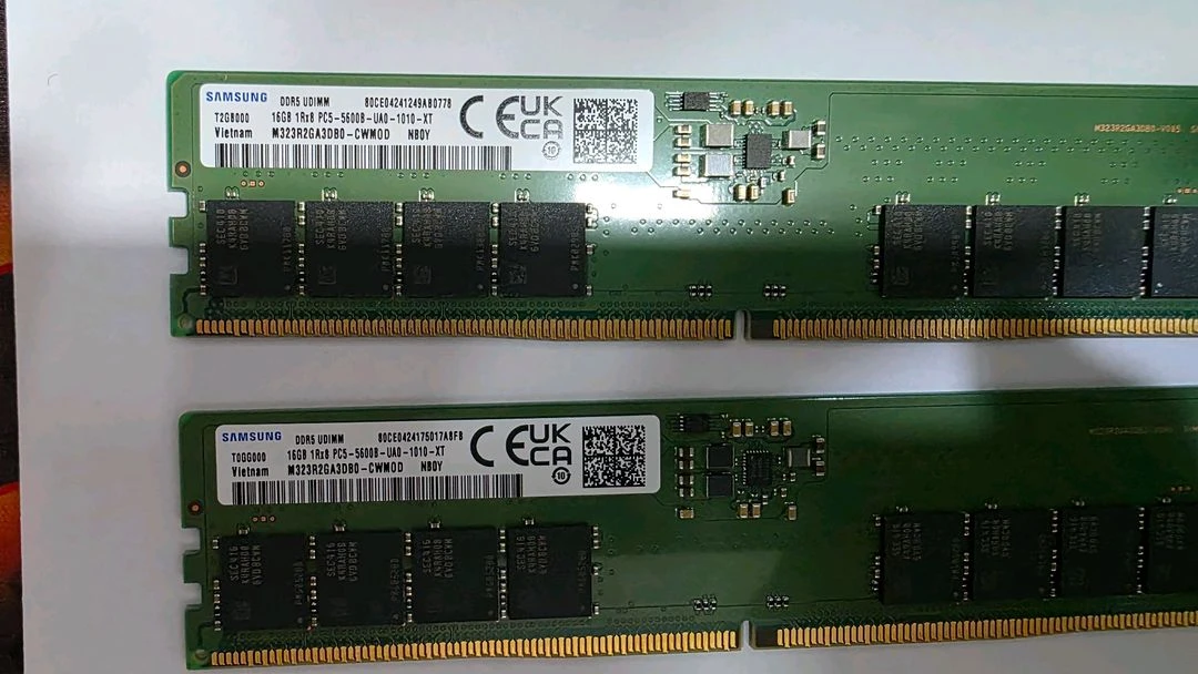 삼성 DDR5 16GB 메모리 1개 남음 이미지