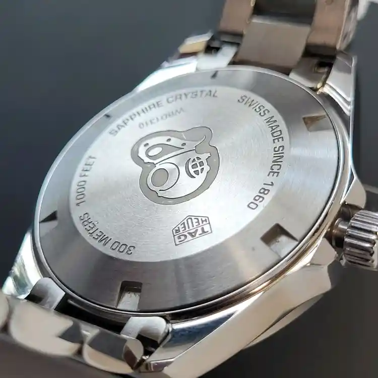 태그호이어 아쿠아레이서 스틸 블랙 여성 시계 32mm 이미지