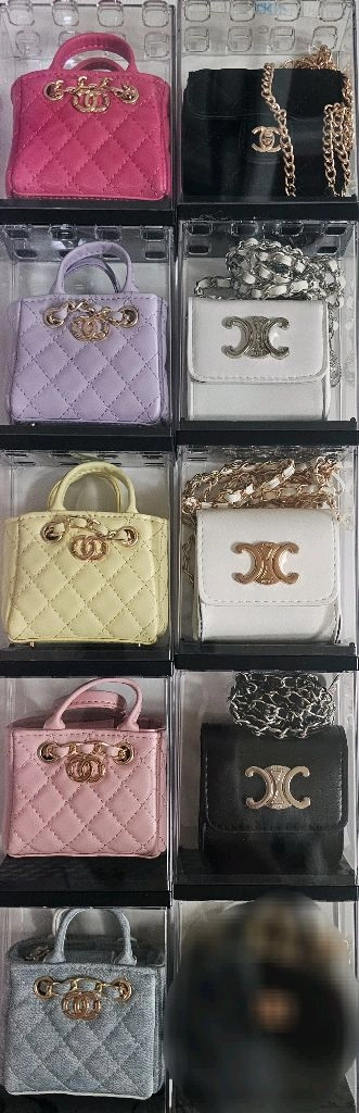 미니가방. 키링 차키가방 장식 이미지