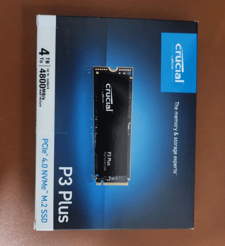 크루셜 P3 Plus M.2 SSD 4TB 미개봉품 PS5 완벽호환 이미지