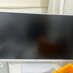 msi md2412pw 피벗 화이트 모니터 이미지