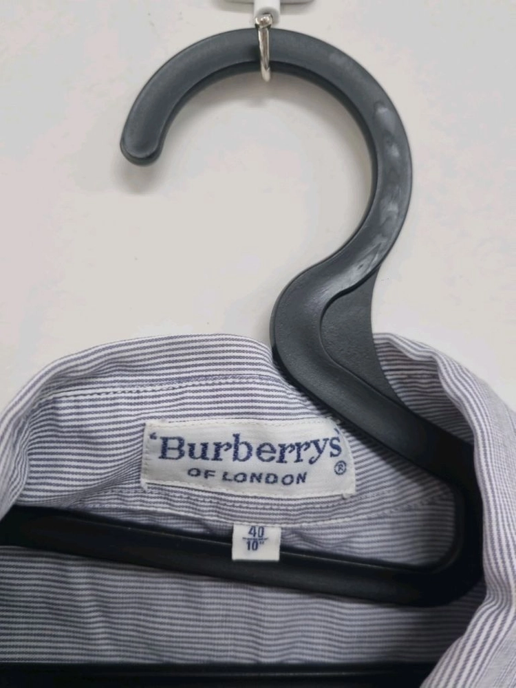 버버리 Burberrys 스트라이프 코튼 셔츠 40사이즈 이미지