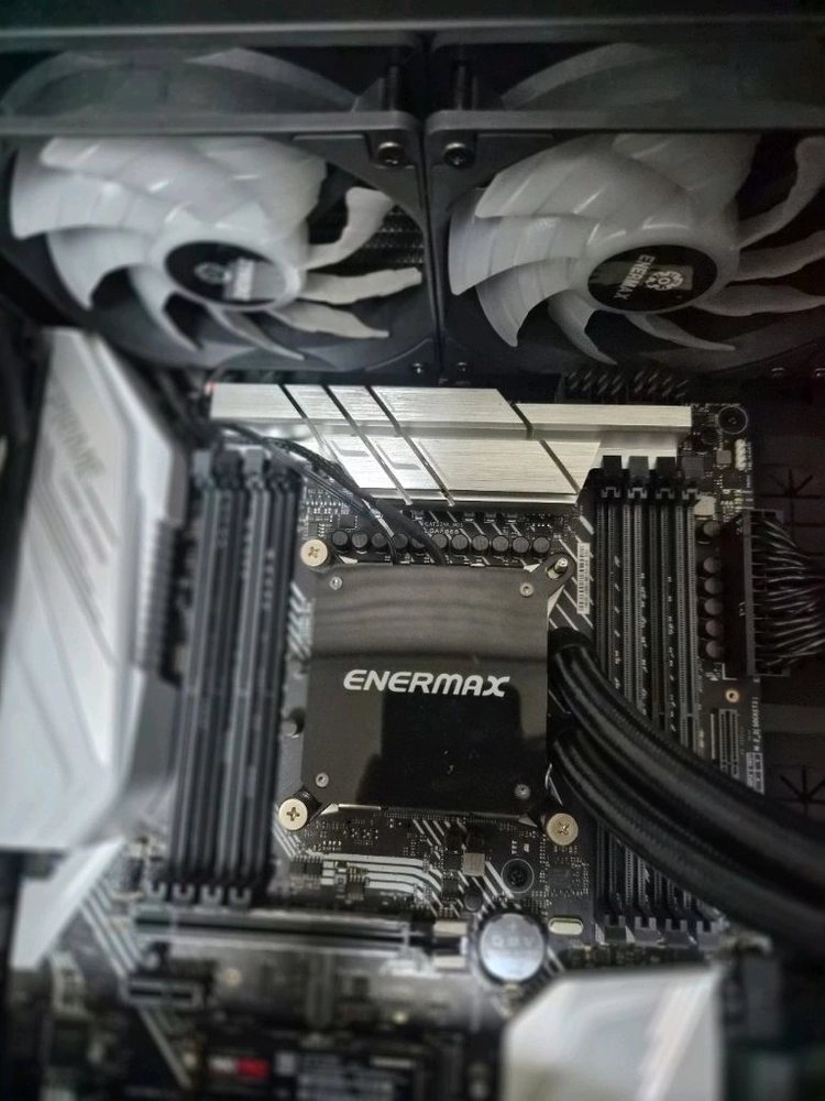 i9-10920X + prime X299 + 980 pro 1tb 2개 enermax 수냉쿨러 이미지