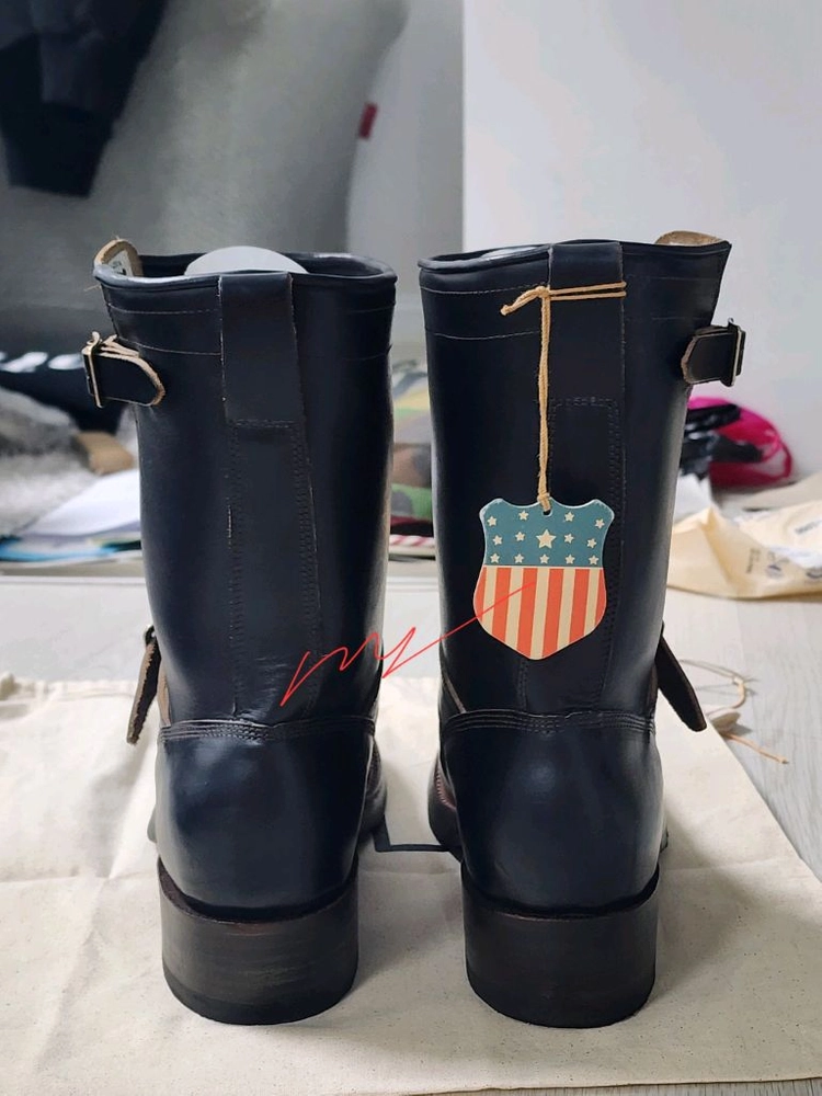 rrl 더블알엘 엔지니어 부츠 이미지