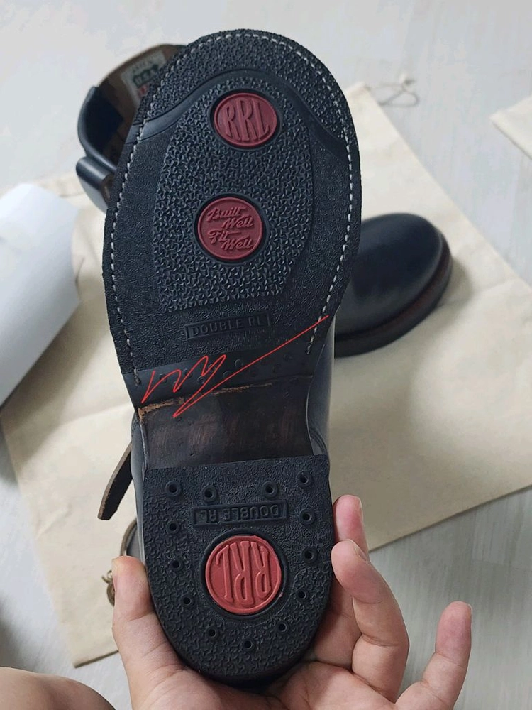 rrl 더블알엘 엔지니어 부츠 이미지