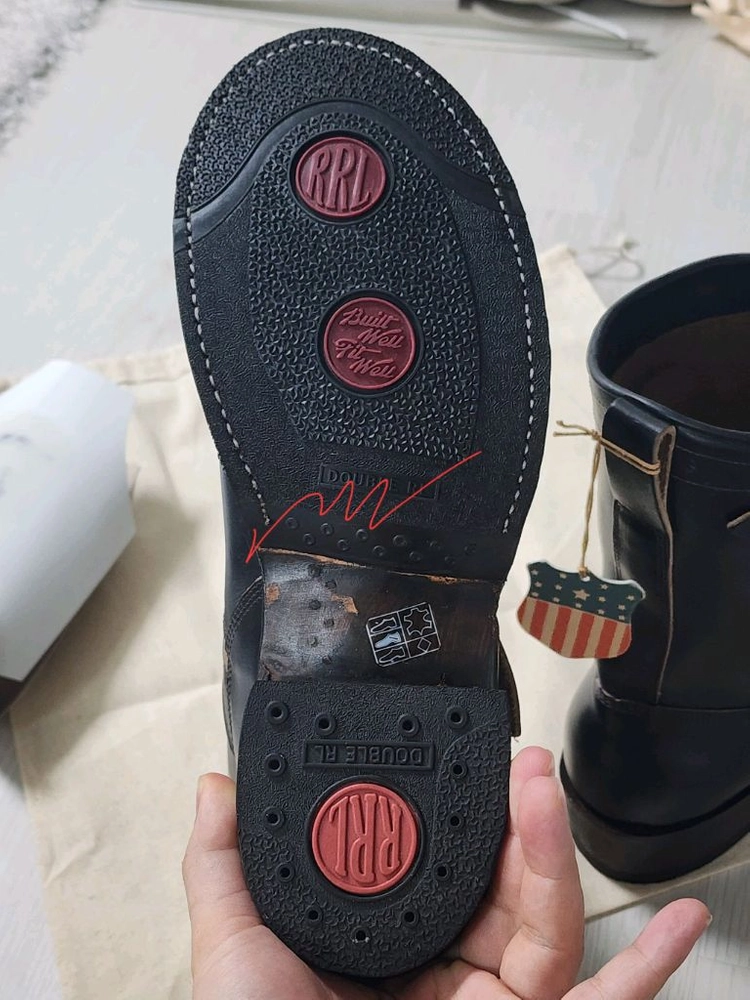 rrl 더블알엘 엔지니어 부츠 이미지
