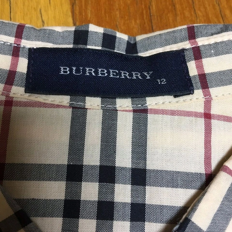 버버리 Burberry 정품 반팔 셔츠 면 100% 55사이즈 이미지