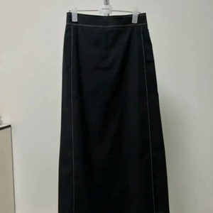 모한 스티치스커트 네이비 S 이미지
