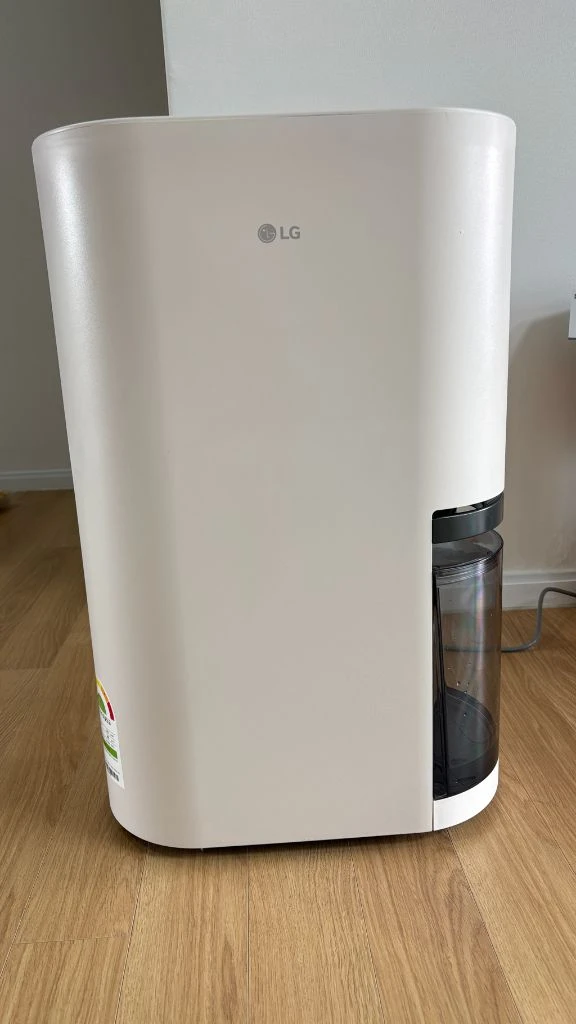 LG 휘센 오브제컬렉션 25리터 1등급 제습기 DQ256MEGA 화이트 이미지