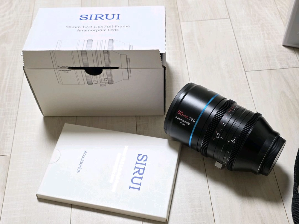 시루이 아나모픽 아나몰픽 50mm t2.9 파나소닉 L마운트 시네마렌즈 이미지