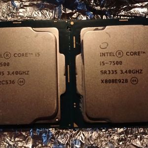 i5 7500 8코어 CPU 2개 일가격 이미지