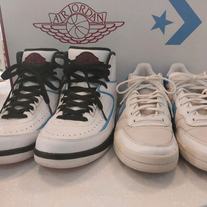 나이키 조던2 컨버스 팩 Converse Pack Alumini 2족 풀 패키지 남성용250mm 택포6만9천원 이미지
