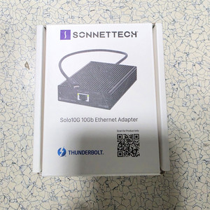 [미개봉·미사용] Sonnet Solo10G Thunderbolt 10Gb Ethernet Adapter 이미지