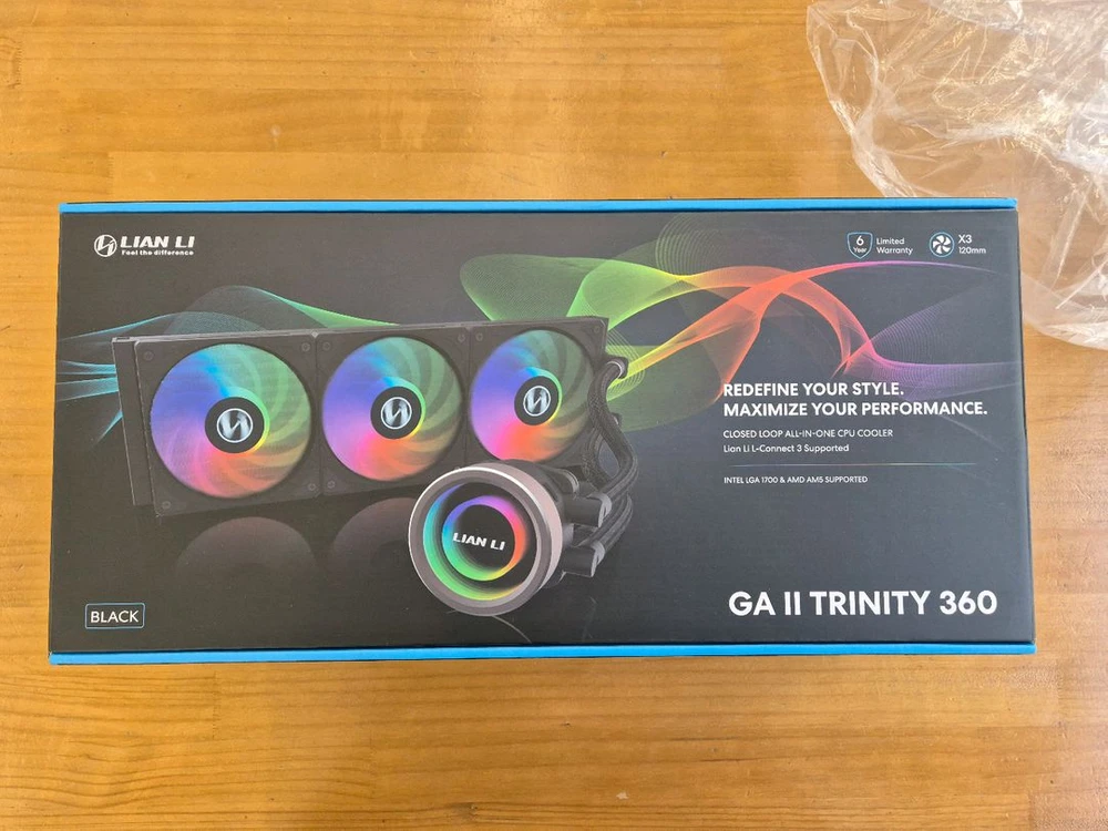 리안리 GA II TRINITY 360 수냉쿨러 리콜 받은 새제품 팝니다 이미지