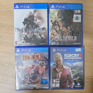 PS4 니어오토마타 파이널판타지12 섬의궤적3 파크라이4 컴플리트에디션 이미지