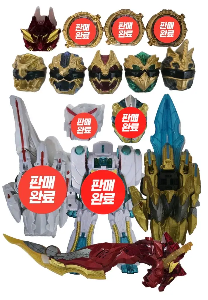 넘버원전대 고쥬저/파워레인저 넘버원포스 (해킹링 포함) 일괄 및 개별판매 합니다 (일판) 이미지