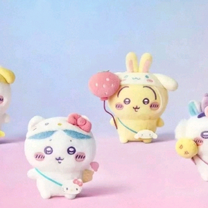 산리오치이카와 콜라보 미니소 신상 우사기 하치와레 마스코트 키링 키티하치 시나모롤우사기 쿠로미몽가 폼푸치이카와 이미지