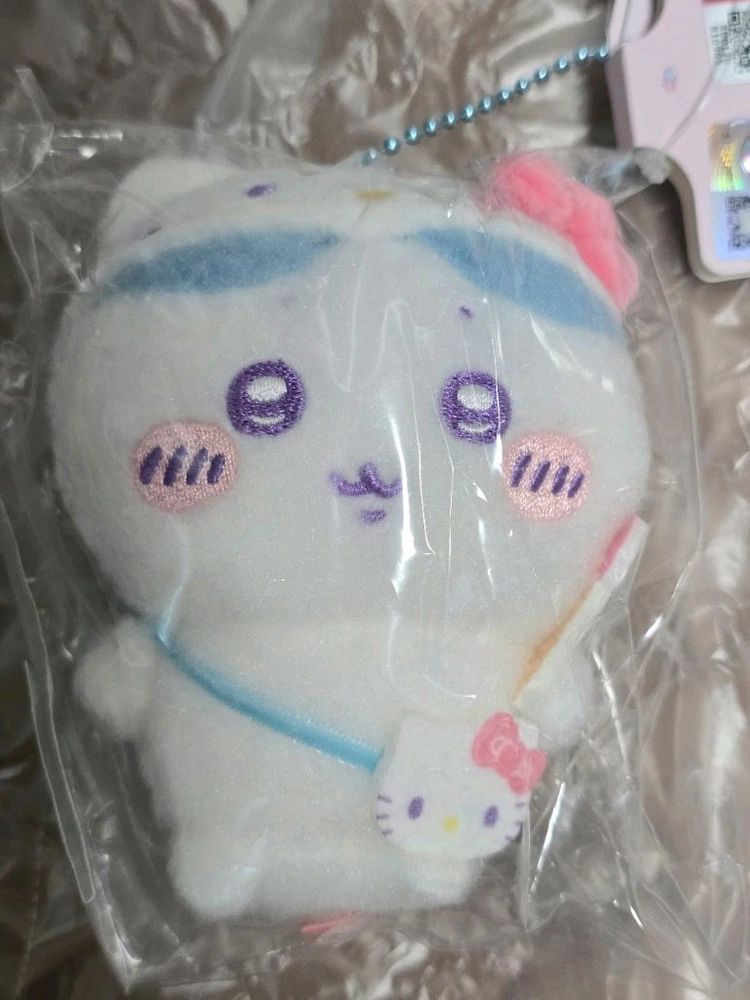 산리오치이카와 콜라보 미니소 신상 우사기 하치와레 마스코트 키링 키티하치 시나모롤우사기 쿠로미몽가 폼푸치이카와 이미지