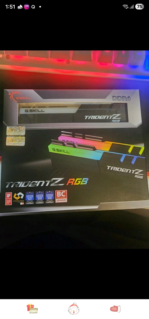 G.Skill Trident Z RGB 32GB DDR4 4000MHz 이미지