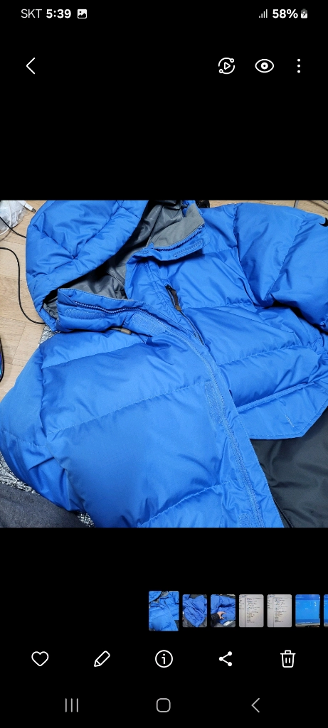 택배가능 대구 나이키 패딩 110사이즈 2xr 이미지