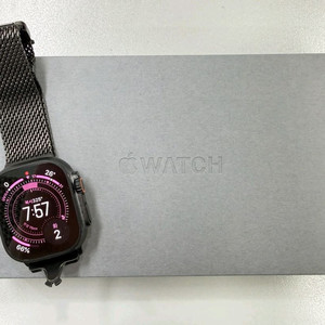 애플워치 울트라3 49mm 블랙 - 밀레니즈루프(단순 연결) 이미지