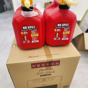 신일 팬히터 SFH-1200IR 풀세트 + NO-SPILL 20L 기름통 2개 + 전용받침대 판매합니다 이미지