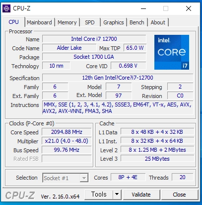 인텔 i7-12700+애즈락 B660M-HDVP/D5+삼성 DDR5 5600 8GB 묶음 팝니다 이미지
