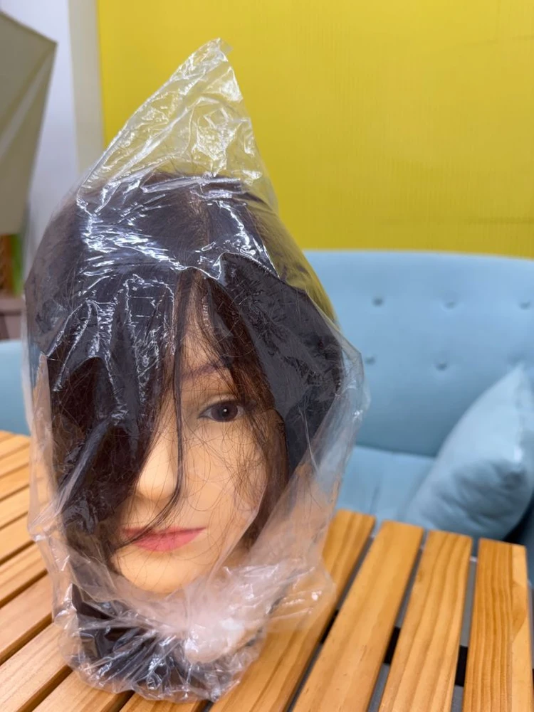 미용 연습용 가발(새상품) 이미지