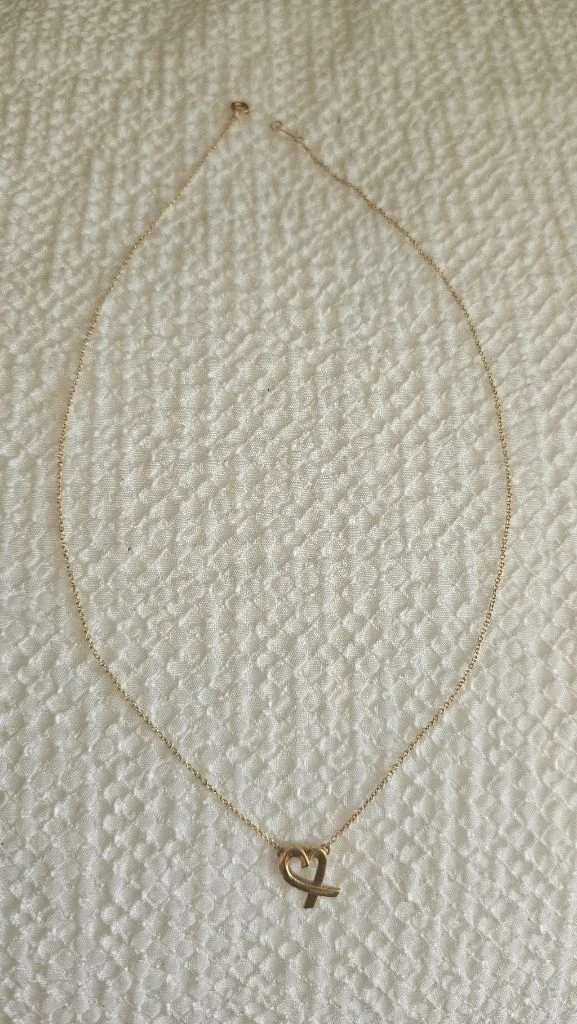 티파니 18k 팔로마 피카소 러빙 하트 펜던트 목걸이 이미지