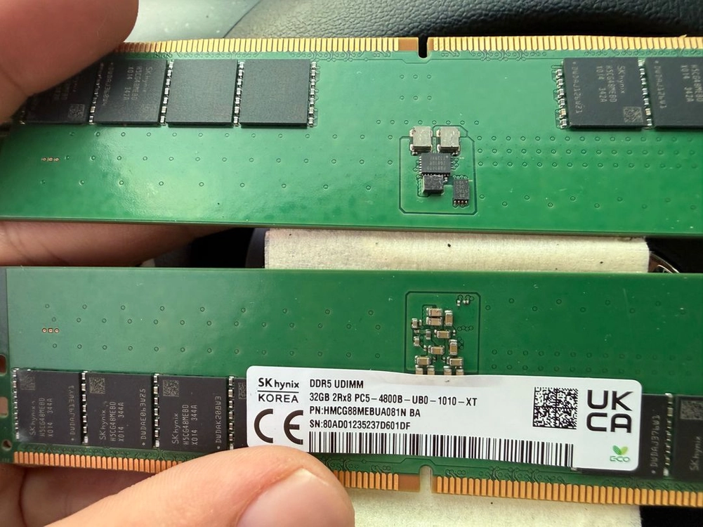 하이닉스 DDR5 32GB 메모리 x2 64기가 - 안심되는 중고거래