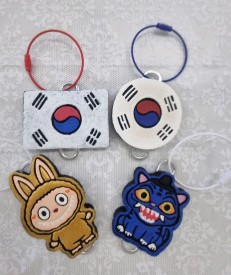 커피박 업사이클링 키링 재료 130세트 일괄판매 (체험수업·공방용) 이미지