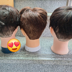 짧은가발 인모100 이미지