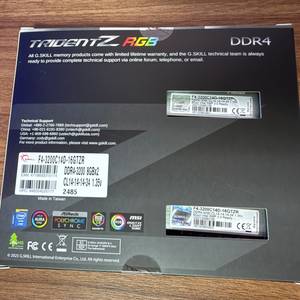 G.SKILL 지스킬 DDR4 3200 C14 16GB 미개봉 이미지
