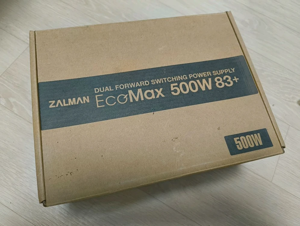 잘만 EcoMax 500W 83+ 파워서플라이 이미지