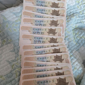 5천원 구권 14장 이미지
