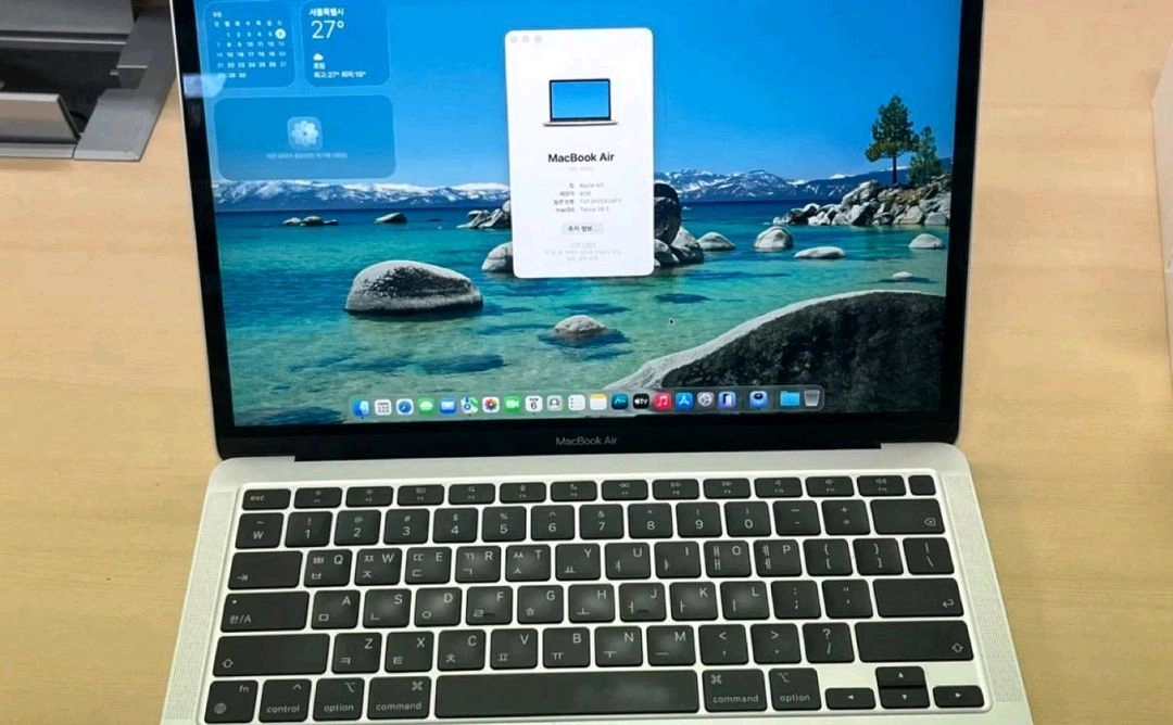 Apple MacBook Air M1 2020 실버 8GB 256GB 이미지