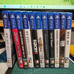 PS4 게임 타이틀 모음 이미지