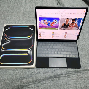 급처 아이패드 프로 M4 13인치 셀룰러 1TB + 니케 매직키보드 이미지