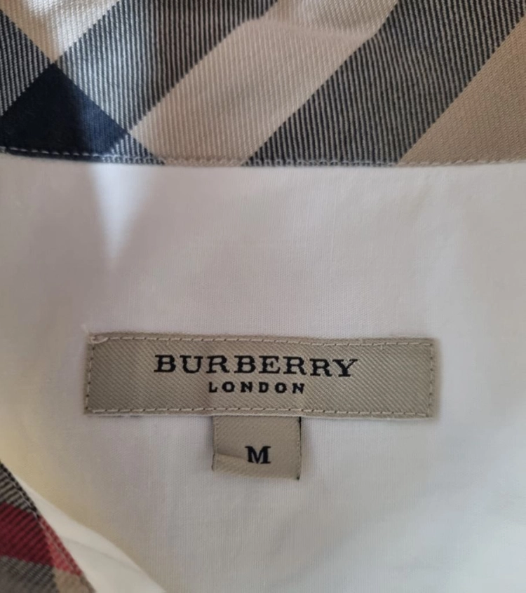 66)Burberry 버버리 소매노바체크 블라우스셔츠 이미지