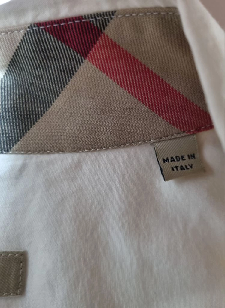 66)Burberry 버버리 소매노바체크 블라우스셔츠 이미지