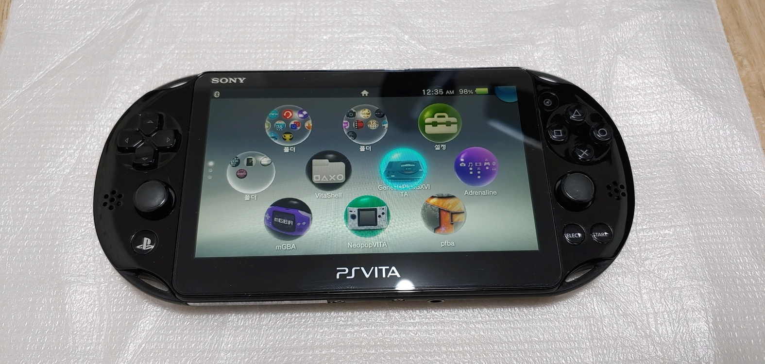 psvita 비타2세대 블랙 32기가 박스셋 파우치 상태깨끗 이미지