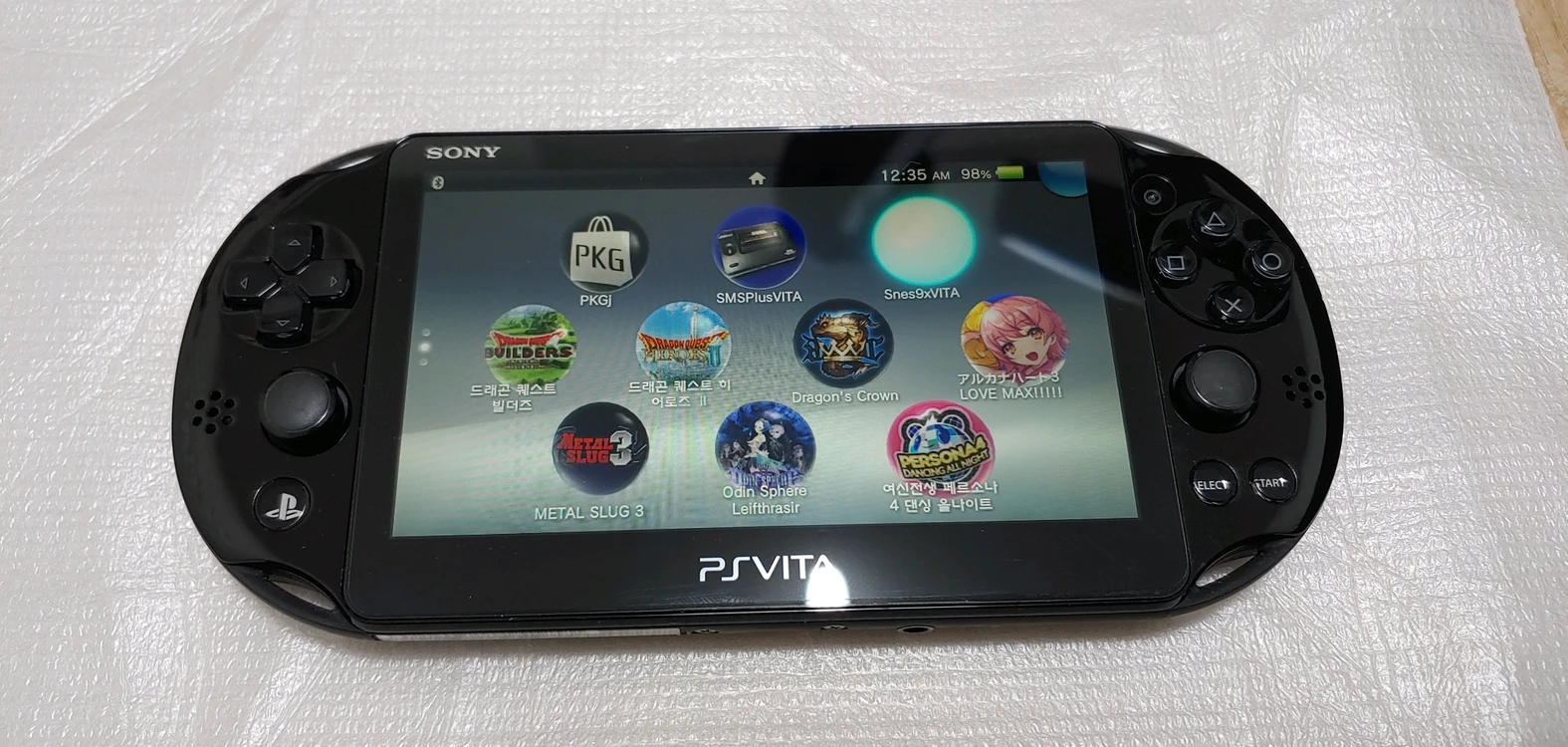 psvita 비타2세대 블랙 32기가 박스셋 파우치 상태깨끗 이미지