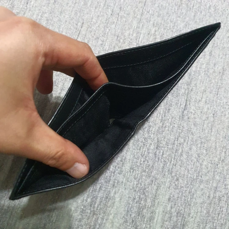정품 발리 삼선 남자 반지갑 이미지