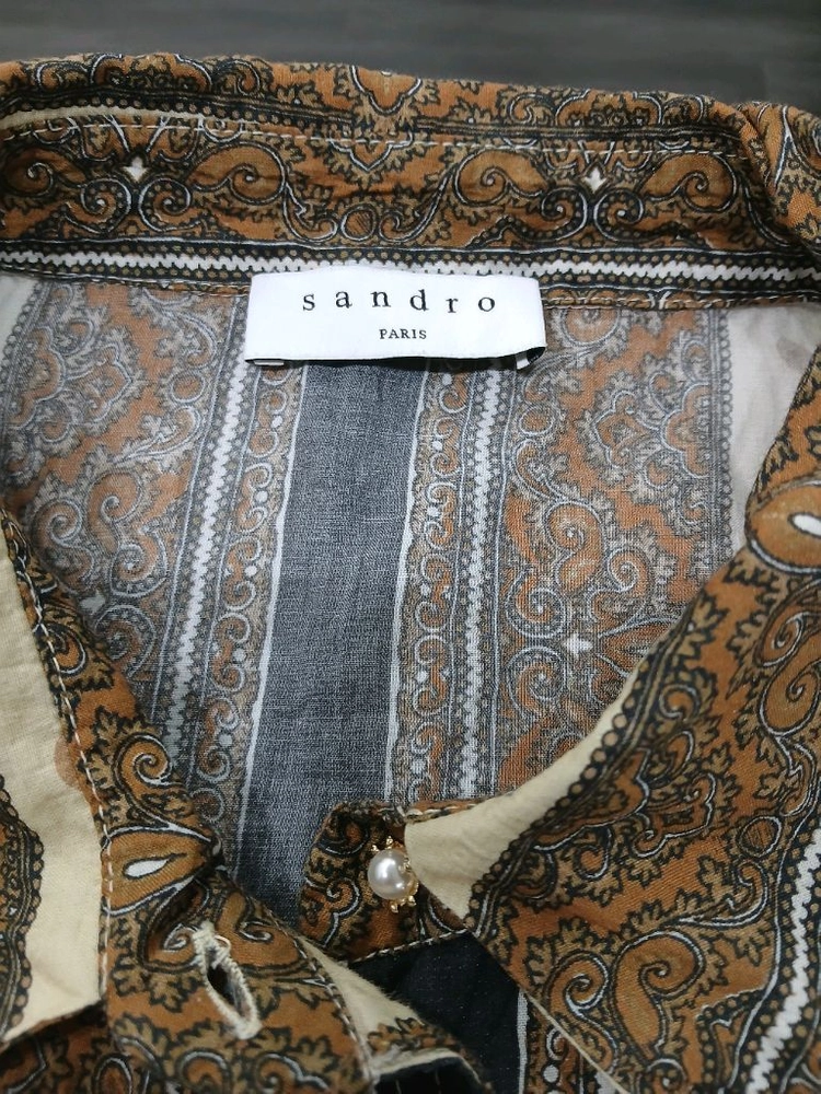 SANDRO 페이즐리 블라우스 3 이미지