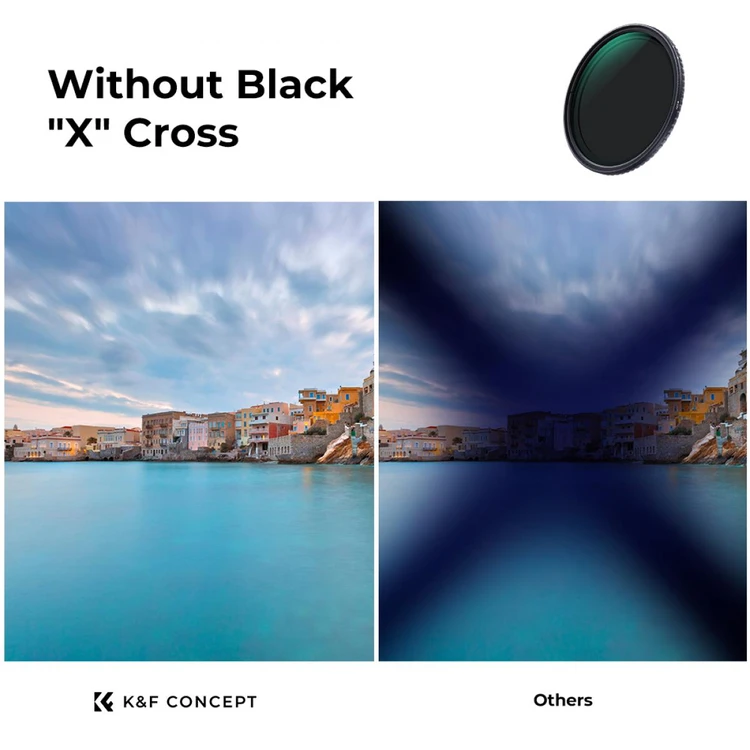K&F Concept 95mm NANO-X ND2-32 가변 ND 필터 (새상품) 8K AGC Glass 이미지