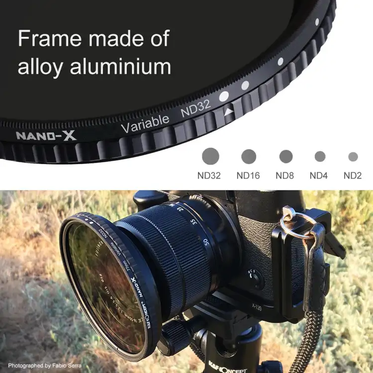 K&F Concept 95mm NANO-X ND2-32 가변 ND 필터 (새상품) 8K AGC Glass 이미지