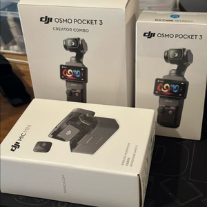 [본체 미개봉 교환 새제품] DJI 오즈모 포켓3 크리에이터 콤보 + 미니1 마이크 풀세트 이미지
